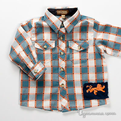 рубашка Sophie Catalou, цвет голубой