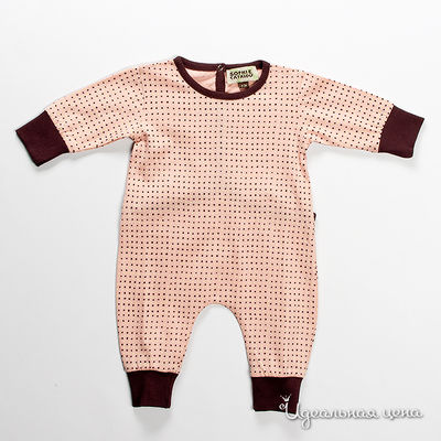 Комбинезон-ползунки Sophie Catalou, цвет розовый