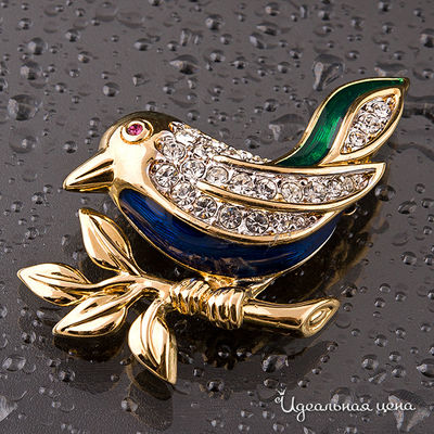 Брошь   "Птичка" Angello Ricci