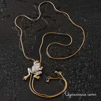 Кулон-галстук "Денежная лягушка" Angello Ricci