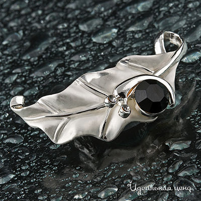 Брошь   "Улитка на листочке" Angello Ricci