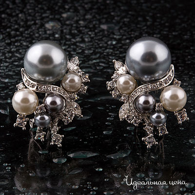 Серьги   "Жемчуг" Angello Ricci