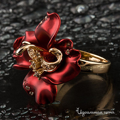 Кольцо  "Флора" Angello Ricci, цвет Нет данных