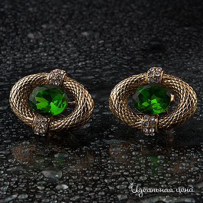 Серьги   "Змеиная кожа" Angello Ricci