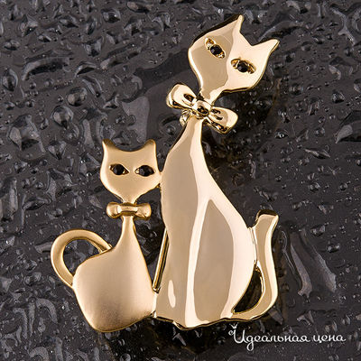 Брошь   "Коты" Angello Ricci