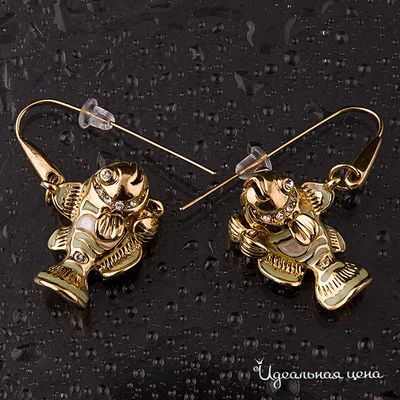 Серьги  "Рыбки" Angello Ricci