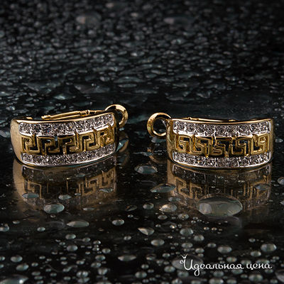 Серьги  "Лабиринт" Angello Ricci