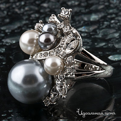 Кольцо  "Жемчуг" Angello Ricci