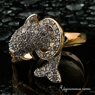 Кольцо   "Дельфин" Angello Ricci, цвет Нет данных