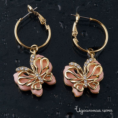 Серьги   "Бабочки" Angello Ricci