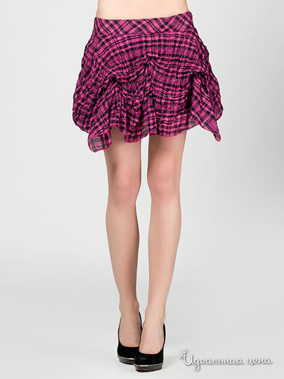 Юбка Rinascimento, цвет цвет розовый / черный