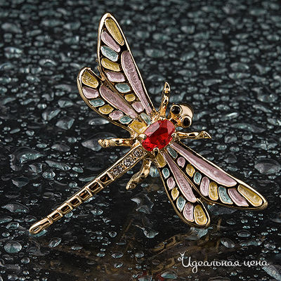 Брошь   "Стрекоза" Angello Ricci