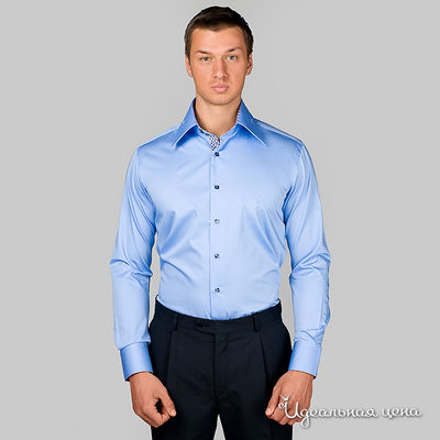 Сорочка Poggino, цвет цвет синий