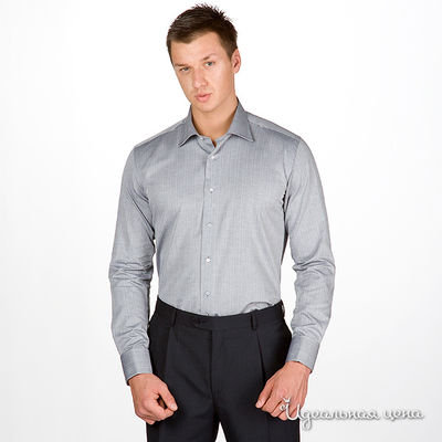 Сорочка poggino, цвет цвет серый