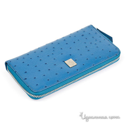 Кошелек Девять Драконов, цвет цвет голубой