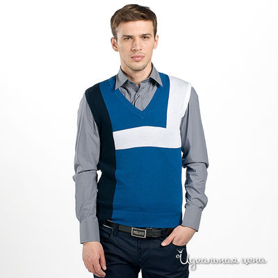 Жилет Antony Morato, цвет цвет синий / черный / белый