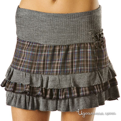 Юбка Dark Eyes, цвет серый