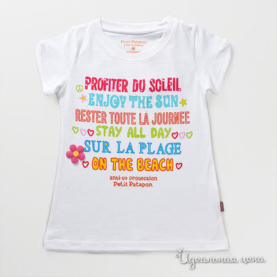 Футболка Petit Patapon, цвет цвет белый