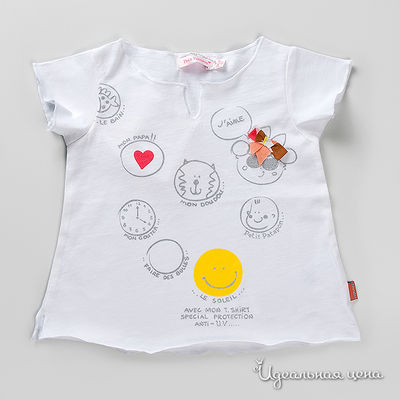 Футболка Petit Patapon, цвет цвет белый