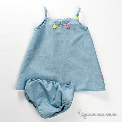 Комплект Petit Patapon для девочки, цвет голубой, рост 76-88 см