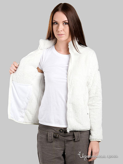 Куртка Vaude женская, цвет бежевый / белый