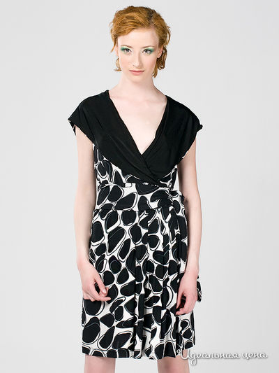 Платье Eleonora Amadei, цвет цвет черный / белый