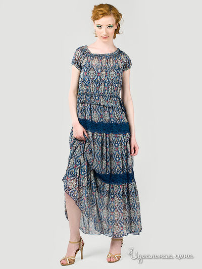 Платье Eleonora Amadei, цвет цвет синий