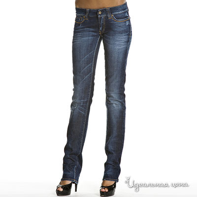 Джинсы MET, цвет цвет синий