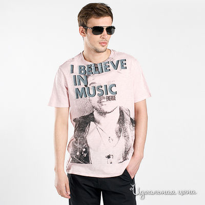 Футболка Energie, цвет цвет бледно-розовый