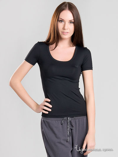 Футболка Emporio Armani, цвет цвет черный