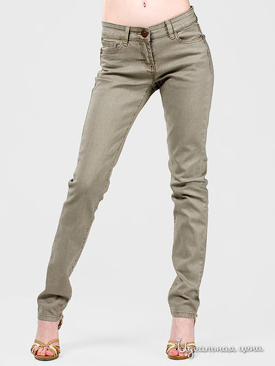 Джинсы Eleonora Amadei, цвет бежевые