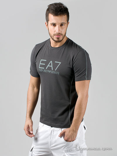 Футболка Emporio Armani, цвет цвет серый