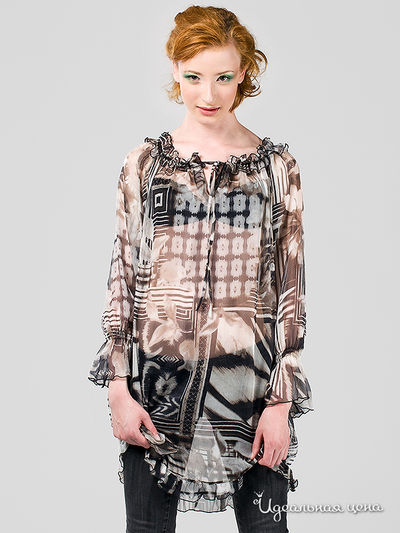 Туника Eleonora Amadei, цвет бежевая