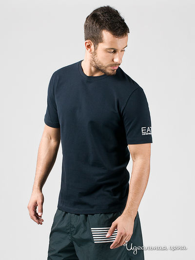 Футболка Emporio Armani, цвет цвет темно-синий