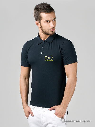 Поло Emporio Armani, цвет цвет темно-синий
