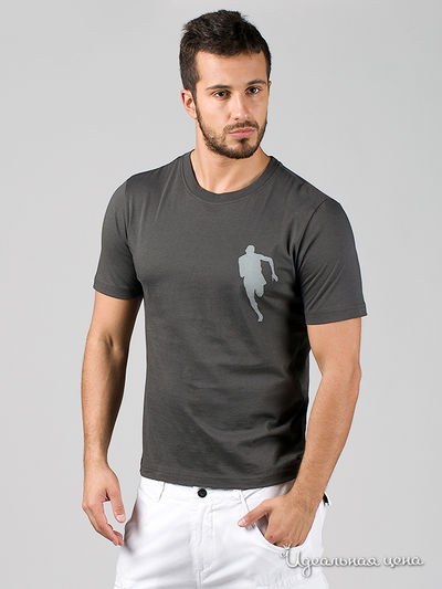 Футболка Emporio Armani, цвет цвет серый