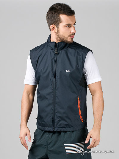 Жилет Emporio Armani, цвет цвет темно-синий