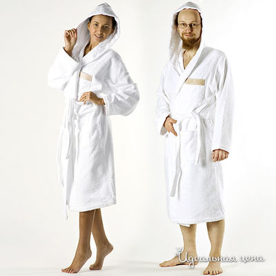 Набор полотенец и халатов &quot;GOLF&quot; белый, 7 предметов