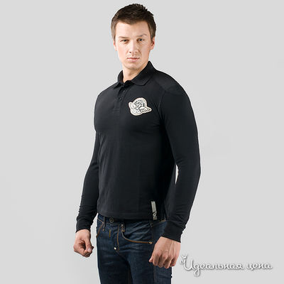 Поло Gaudi, цвет цвет черный