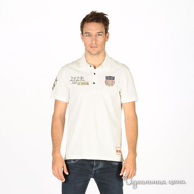 Футболка-поло Gaudi, цвет цвет белый