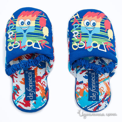 Тапочки De Fonseca, цвет цвет голубой