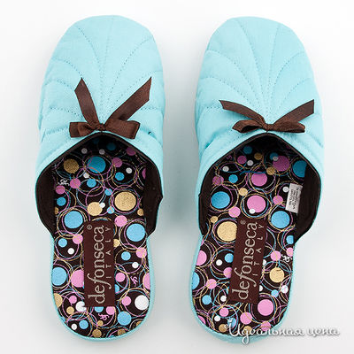 Тапочки De Fonseca, цвет цвет зеленый