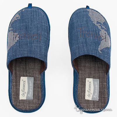 Тапочки De Fonseca, цвет цвет синий