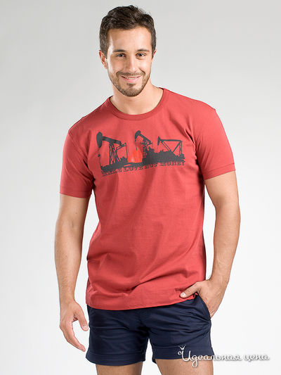 Футболка Mix men's wear, цвет цвет красный