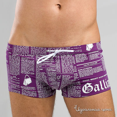 Плавки Galliano, цвет цвет фиолетовый