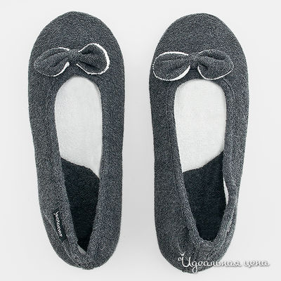 Балеринки Isotoner, цвет цвет серый