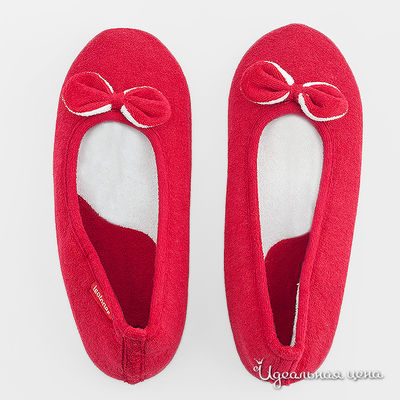 Балеринки Isotoner, цвет цвет красный