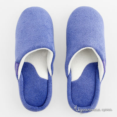 Тапочки Isotoner, цвет цвет сиреневый / белый