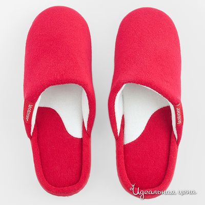 Тапочки Isotoner, цвет цвет красный / белый