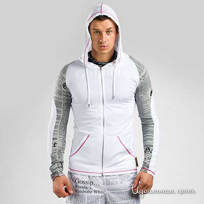 Ветровка Galliano, цвет цвет белый / серый